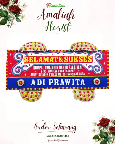 Papan Bunga Ucapan Selamat Kutowinangun